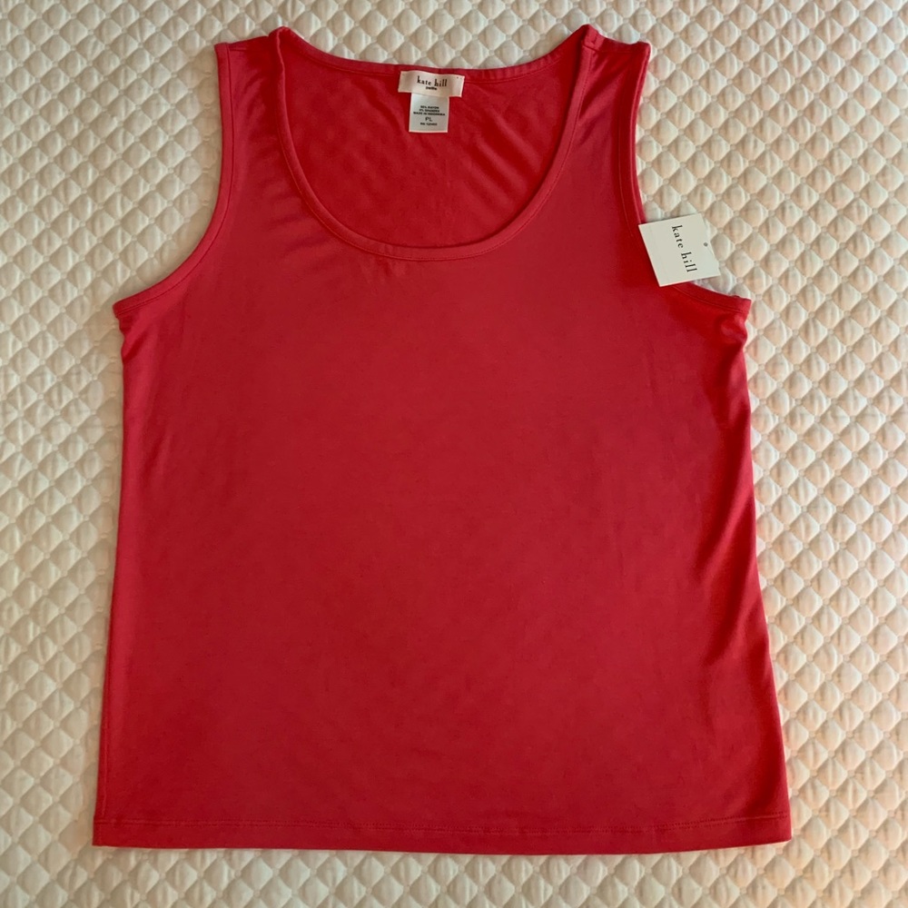 KATE HILL Bright Pink Tank